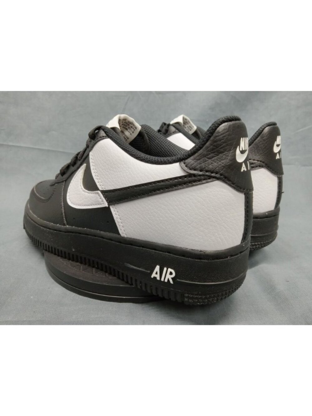 Nike Air Force 1 NN (GS) Sneakers Leather Black White Boys Size 4.5 FLOOR MODEL! - Picture 6 of 11